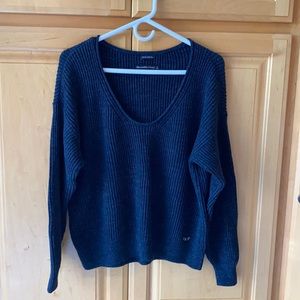 Abercrombie & Fitch Navy Sweater